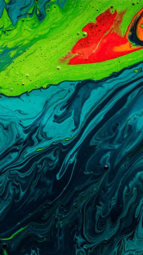 Blue Green Orange Paint Stains 4k 5k Hd Abstract Wallpapers Hd