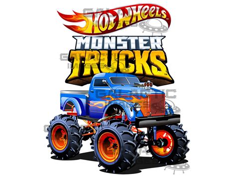 Hot Wheels Monster Truck Png Etsy México