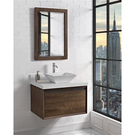 Fairmont Designs M4 30 Wall Mount Vanity For Vessel Sink Natural