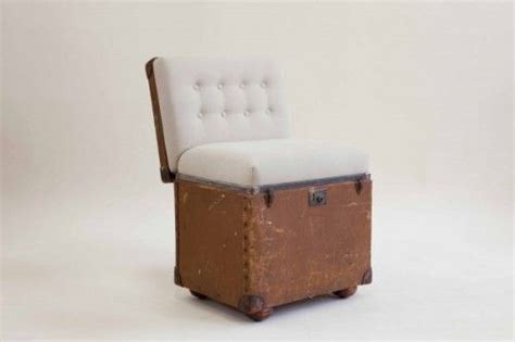 Recycled Suitcase Chairs Suitcase Chair Repurposed Furniture Furniture