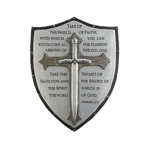 Armor Of God Wall Plaque Shield Leaflet Missal