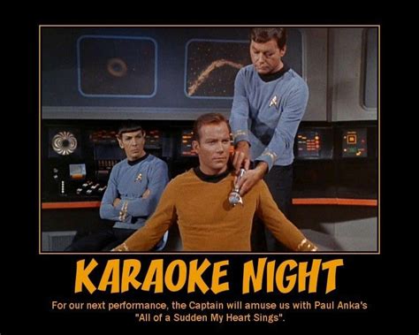 Sing Kirk Star Trek Funny Star Trek Tv Series Star Trek Original Series