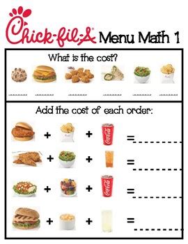 Math maze generate a maze that practices any of the four operations. Chick-Fil-A Menu Math by That's So Fifth Grade | TpT