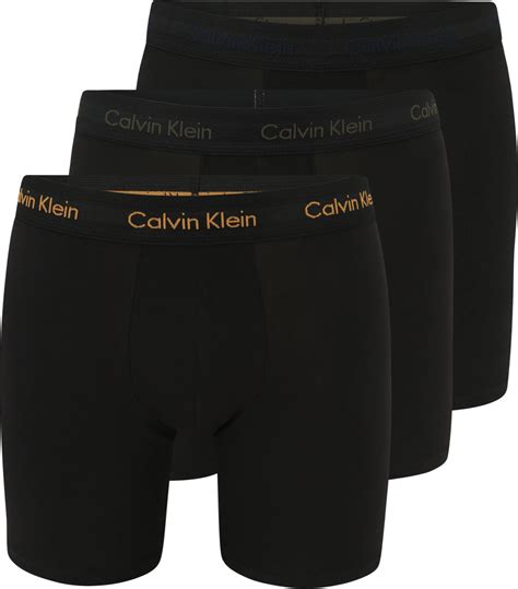 Calvin Klein Cotton Stretch Boxer Briefs 3 Pack Black Pris