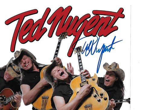 Motor City Madman Rocker Ted Nugent Authentic Autographed Etsy