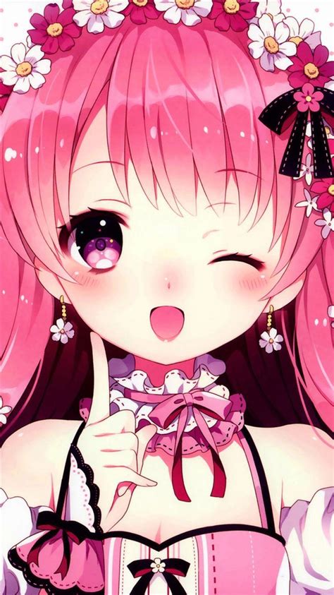 Cute Anime Girly Wallpapers Wallpaper Cave