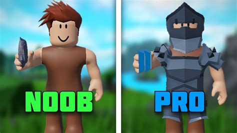 De Noob A Pro En The Survival Game Roblox Youtube