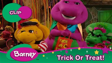 Barney Halloween Trick Or Treat Youtube