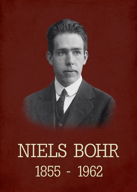 Niels Bohr Poster No2 Poster By Viktor Markstedt Displate Niels