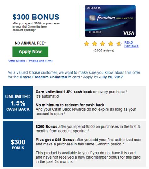 Check spelling or type a new query. Targeted Online Offer for Chase Freedom Unlimited 30,000 + 2,500 Points - Doctor Of Credit