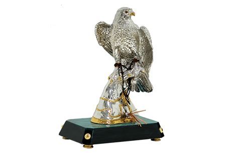 Silver Falcon Royal T 3d Printing Model Sculptures Resin Art