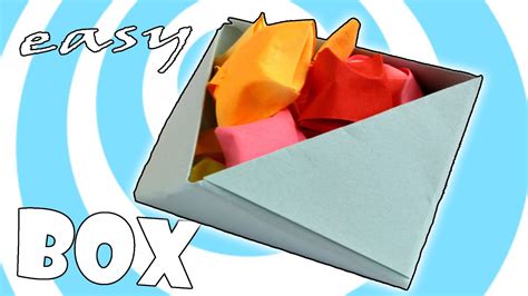 Diy Easy Paper Origami Box Instructions Youtube