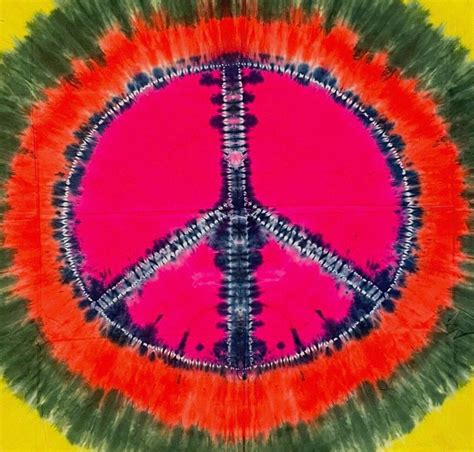 Peace Sign Tapestry Tie Dye Tapestry Peace Sign Bed Cover 60x90