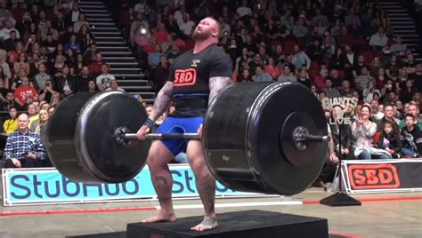 The Mountain Hafthor Bjornsson Is Europes Strongest Man For The