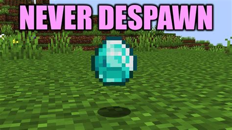 Minecraft 1202 How To Prevent Items From Despawning Youtube