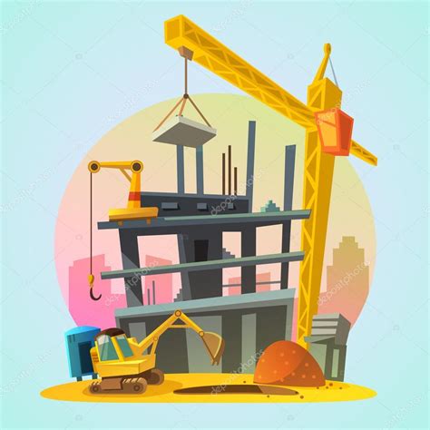 House Construction Cartoon Stock Vector Image By ©macrovector 97599718