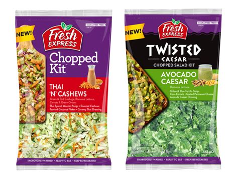 Fresh Express Launches Bold New Chopped Salad Kit Flavors Perishable News