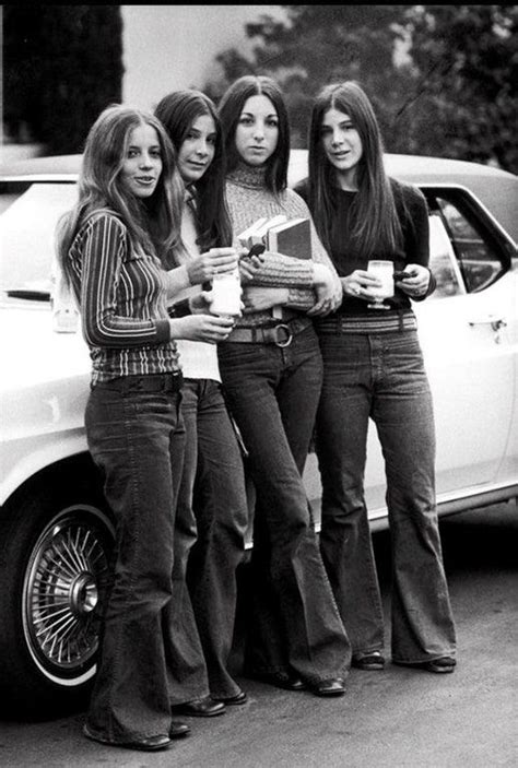 Girls In The Parking Lot At School 1970 Thewaywewere 70s Inspired