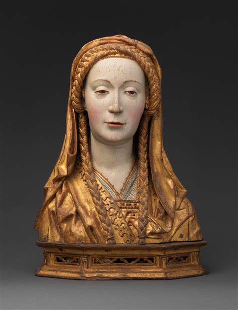 Reliquary Bust Of A Female Saint South Netherlandish The