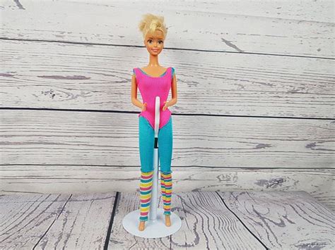 Vintage 80s Workout Barbie Barbie Doll W Clothing Working Etsy