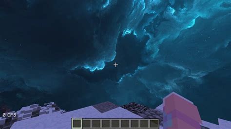 Blue And Red Nebula Sky Custom Night Sky Overlay Minecraft Texture Pack