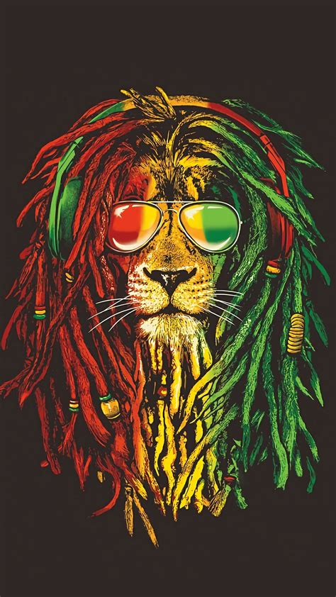 Rasta Lion Reggae Art Bob Marley Art Rasta Art