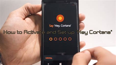 Here's where you can key in the digits for your card! How to Activate and Set-up "Hey Cortana" - YouTube