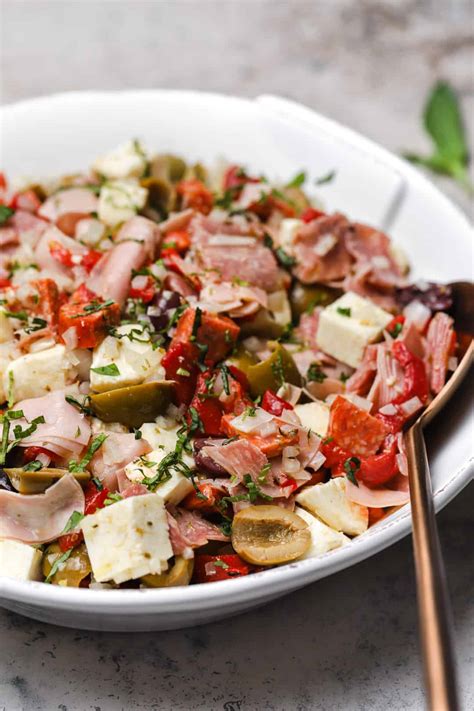 Easy Antipasto Salad With Italian Vinaigrette Well Seasoned Studio
