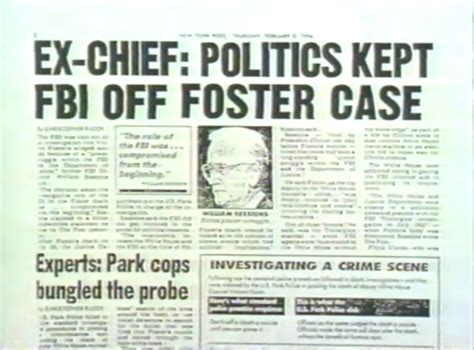 The Death Of Vince Foster What Really Happened 1995