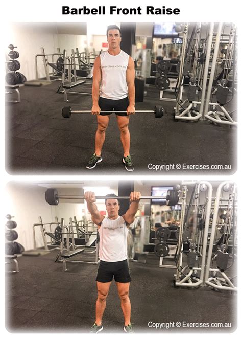 Barbell Front Raise Is A Great Exercise For Targeting The Front Heads