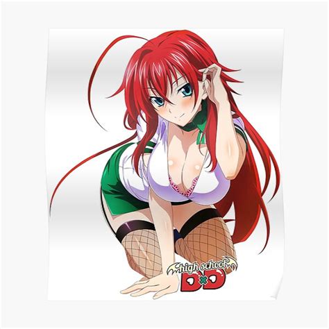 Rias Gremory High School Dxd Poster For Sale By Animeshop0007 Redbubble