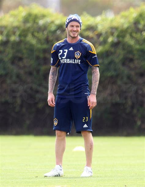 Pictures Of David Beckham Playing With The Galaxy In La Popsugar
