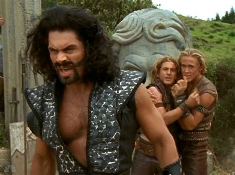 Timors Scary Ares Face Feat Herc And Iolaus Hugging And Jasons Hand