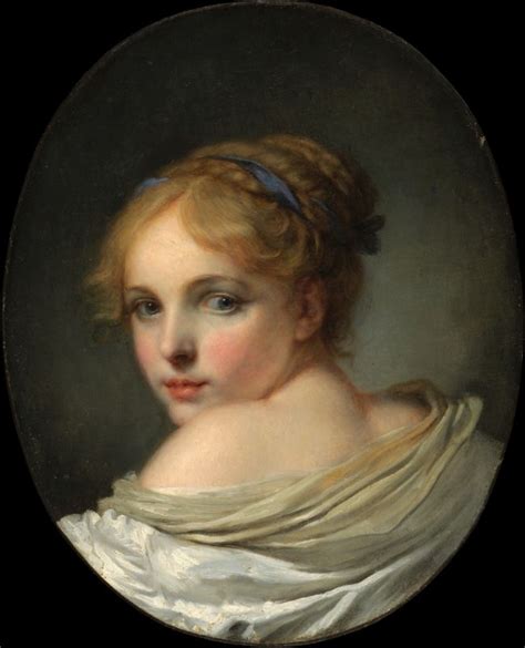 Jean Baptiste Greuze Head Of A Girl 18th Century Greuze Was