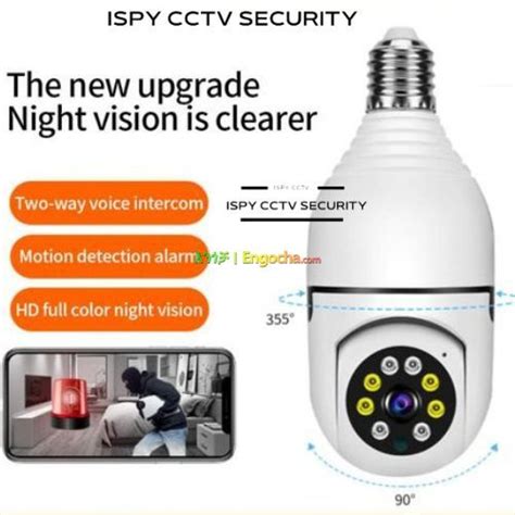 Rotating Bulb Security Camera ♧ For Sale And Price In Ethiopia Engocha