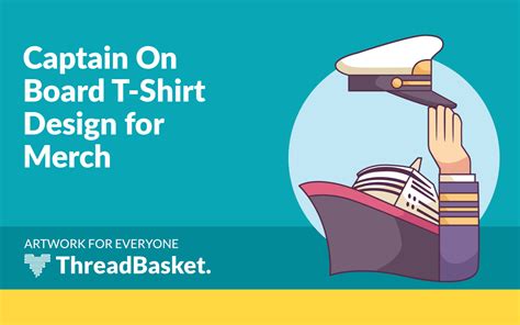Captain On Board T Shirt Design Vector Threadbasket