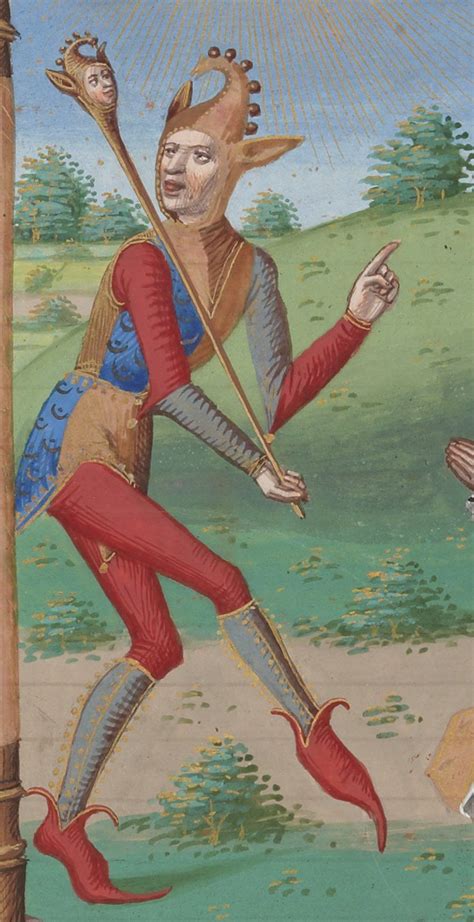 Dixit Insipiens Medieval Jester Medieval Paintings Medieval Art