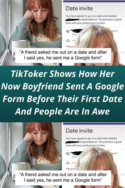 Tiktoker Shows How Her Now Boyfriend Sent A Google Form Before Their
