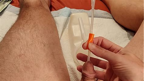 Self Catheter Solo Pissing Slow Bladder Emptying Xxx Mobile Porno