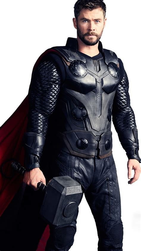 Chris Hemsworth As Thor In Avengers Full Hd 2k Wallpaper