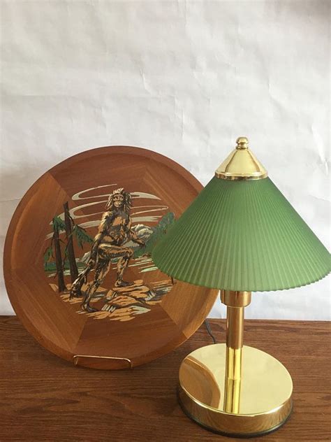 Buffet lamps, designed with slender profiles, are a perfect way to add accent lighting to your sideboard in the dining room or even a narrow table in your entryway. Vintage Mushroom Lamp Retro Green Gold Ceramic Lamp ...