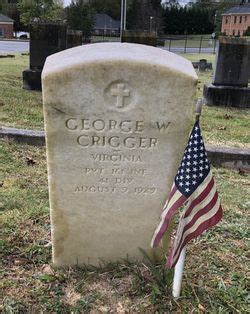 George Washington Crigger 1893 1929 Find A Grave Memorial