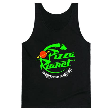 Pizza Planet Tank Tops | LookHUMAN (With images) | Planet shirts, Planet clothing, Pizza shirt ...
