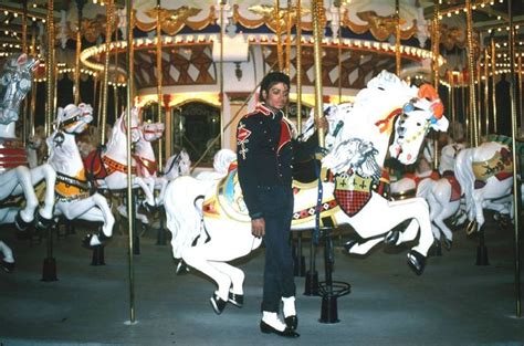 Michael And His Carousel Michael Jackson Neverland Michael Jackson