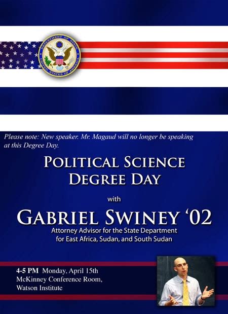 Choosing a career in political science positions you to shift the political conversation around the topics and issues you care about most. Political Science Degree Day | Watson Institute