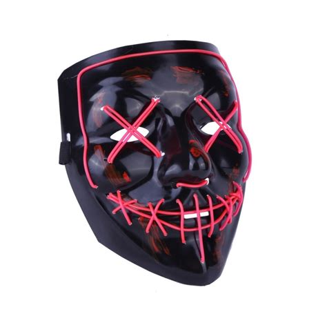 The Purge Led Light Halloween 3d Mask By