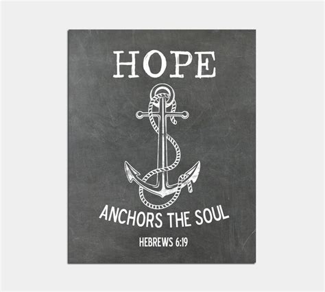 Bible Verse Hope Anchor Bible Quotes Wall Decal We Have This Hope As