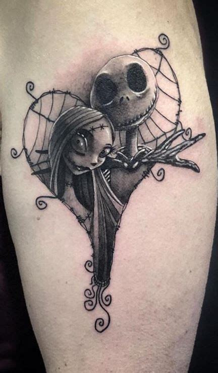 100+ Unique Jack and Sally Tattoos (The Nightmare Before Christmas