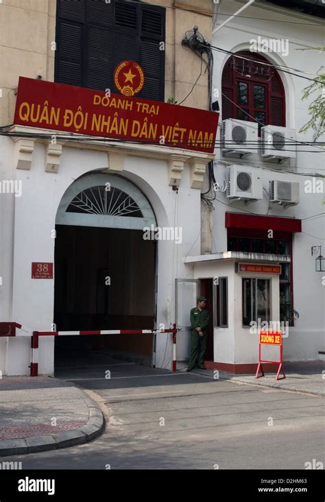 Its A Photo Of A Entrance Of A Military Barracks In Saigon In Vietnam