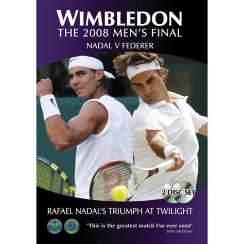 After an epic final match, rafael nadal defeated roger federer in 2008 to claim his first wimbledon title. Wimbledon - The 2008 Men's Final: Nadal Vs Federer DVD | Zavvi